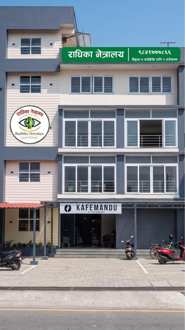 Radhika Netralaya hospital building, Pokhara